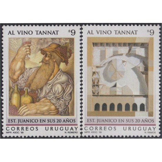 Uruguay 1866/67 1999 Pinturas Paintings MNH Uruguay 1866/67 1999 Pinturas Paintings MNH