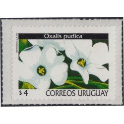 Uruguay 1869 1999 Serie antigua Flores Flowers Autoadhesivos