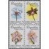 Uruguay 1884/87 2000 Flores Orquídeas Flowers MNH