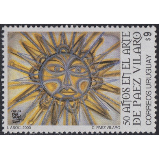 Uruguay 1889 2000 Pintor Carlos Páez Vilaro MNH Uruguay 1889 2000 Pintor Carlos Páez Vilaro MNH