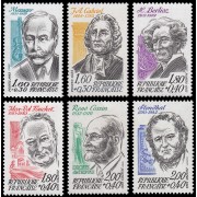 France Francia 2279/84 1983 Personajes célebres MNH France Francia 2279/84 1983 Personajes célebres MNH