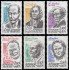 France Francia 2279/84 1983 Personajes célebres MNH
