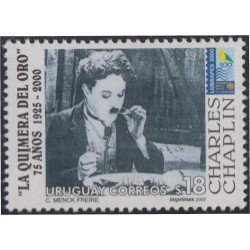 Uruguay 1893 2000 Charles Chaplin La quimera del Oro MNH Uruguay 1893 2000 Charles Chaplin La quimera del Oro MNH