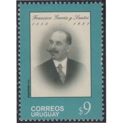 Uruguay 1897 2000 Homenaje a Francisco García y Santos MNH Uruguay 1897 2000 Homenaje a Francisco García y Santos MNH