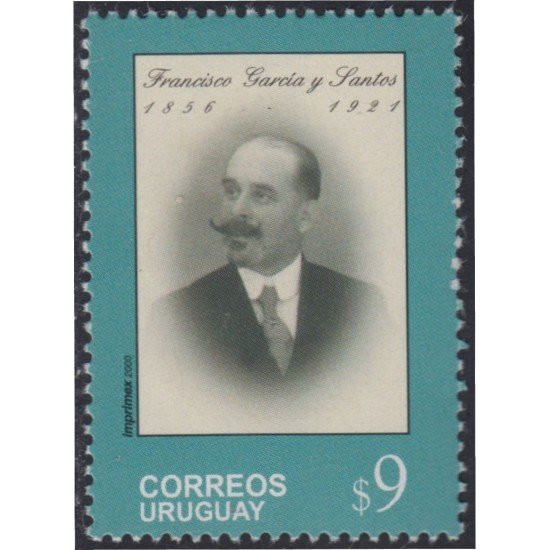Uruguay 1897 2000 Homenaje a Francisco García y Santos MNH Uruguay 1897 2000 Homenaje a Francisco García y Santos MNH