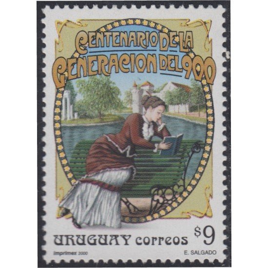 Uruguay 1906 2000 Centenario de la generación 900 MNH Uruguay 1906 2000 Centenario de la generación 900 MNH