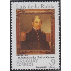Uruguay 1918 2000 Homenaje a Luis de la Robla MNH Uruguay 1918 2000 Homenaje a Luis de la Robla MNH