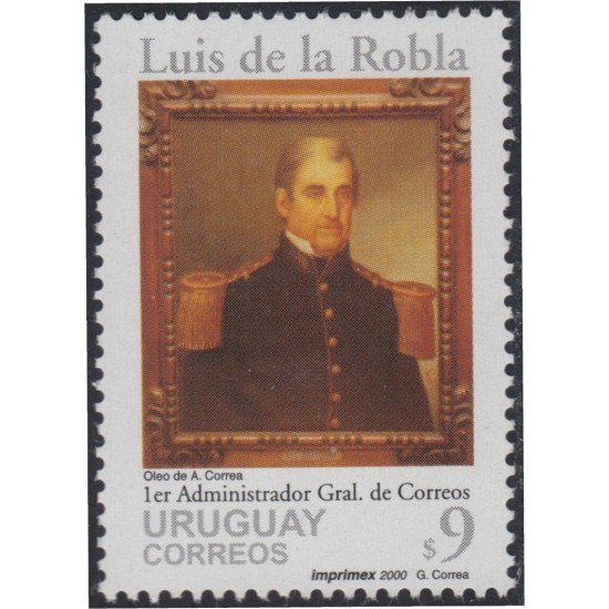 Uruguay 1918 2000 Homenaje a Luis de la Robla MNH Uruguay 1918 2000 Homenaje a Luis de la Robla MNH