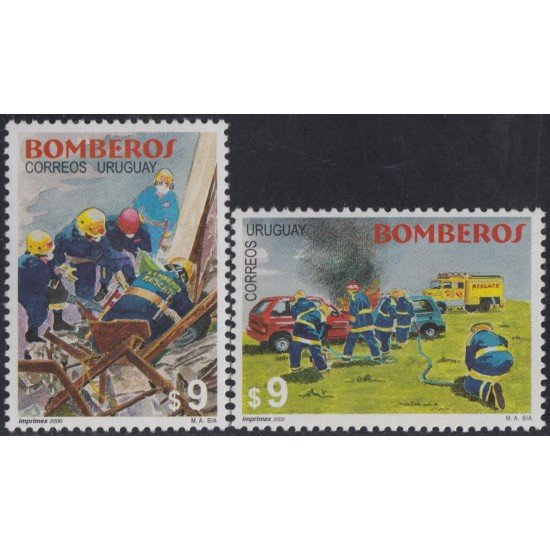 Uruguay 1932/33 2000 Bomberos firefighters MNH Uruguay 1932/33 2000 Bomberos firefighters MNH