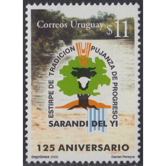 Uruguay 1936 2000 125º Aniversario de la Villa de Sarandi Yi MNH