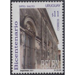 Uruguay 1944 2001 Bicentenario dela Villa de Belén MNH Uruguay 1944 2001 Bicentenario dela Villa de Belén MNH