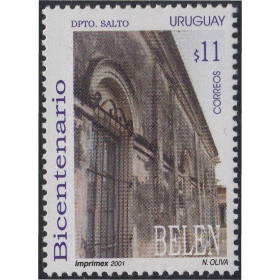 Uruguay 1944 2001 Bicentenario dela Villa de Belén MNH