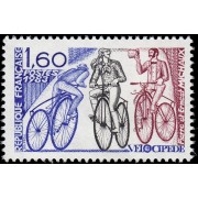 France Francia 2290 1983 Velocípedo MNH France Francia 2290 1983 Velocípedo MNH