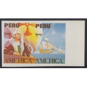Upaep 1992 Perú Variedad variety Sin dentar Colon Columbus 