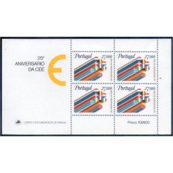 Portugal HB 35 1982 25 Aniversario de la comunidad económica Europea MNH Portugal HB 35 1982 25 Aniversario de la comunidad económica Europea MNH