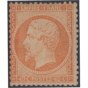 France Francia 23 1862 Napoleón 40 céntimos naranja MH