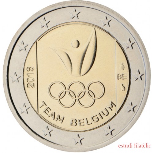 Bélgica 2016 2 € euros conmemorativos Olimpiada Rio de Janeiro 