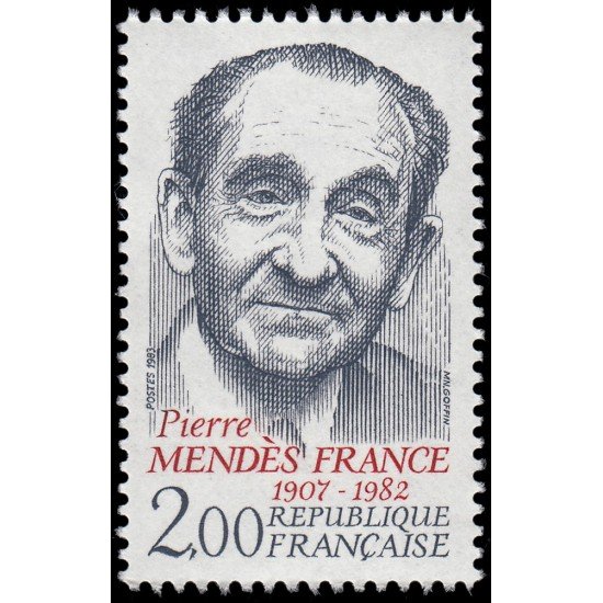France Francia 2298 1983 Homenaje a Pierre Mendès MNH