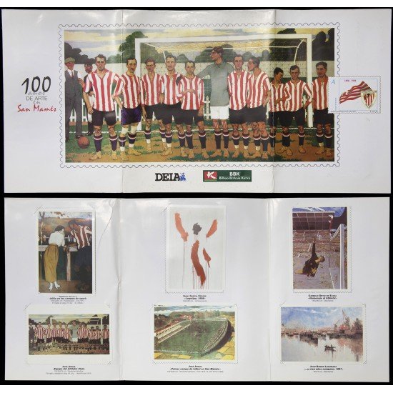 España Tarjetas del Correo Fútbol football 57/62 1999 Homenaje al Athletic Deia España Tarjetas del Correo Fútbol football 57/62 1999 Homenaje al Athletic Deia