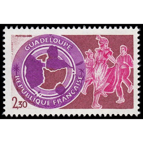 France Francia 2302 1984 Región Guadalupe MNH