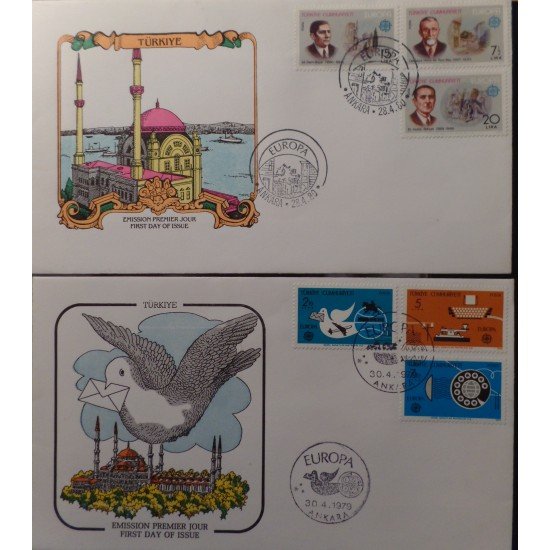 Coleccion Collection Tema Europa SPD Sobres Primer Día 1965 1966 Coleccion Collection Tema Europa SPD Sobres Primer Día 1965 1966