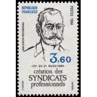 France Francia 2305 1984 Centenario de la creación de los sindicatos profesionales MNH