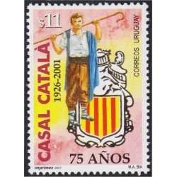 Uruguay 1951 2001 75º Aniversario de la Asociación Casal Catala MNH Uruguay 1951 2001 75º Aniversario de la Asociación Casal Catala MNH