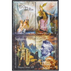 Uruguay 1959/62 2001 125º Aniversario de la Tetralogía de Richard Wagner MNH Uruguay 1959/62 2001 125º Aniversario de la Tetralogía de Richard Wagner MNH