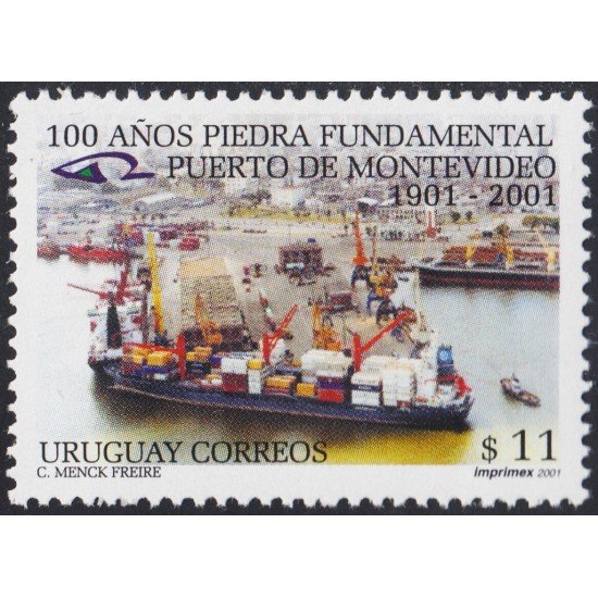Uruguay 1972 2001 Centenario del Puerto de Montevideo  MNH
