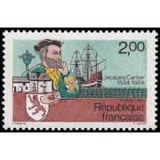 France Francia 2307 1984 Jacques Cartier 450 aniv. de su primer viaje a Canadá MNH France Francia 2307 1984 Jacques Cartier 450 aniv. de su primer viaje a Canadá MNH