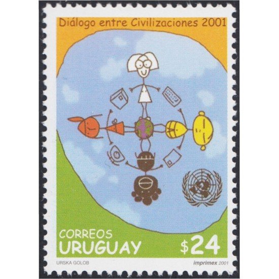 Uruguay 1985 2001 Diálogo entre las civilizaciones MNH Uruguay 1985 2001 Diálogo entre las civilizaciones MNH