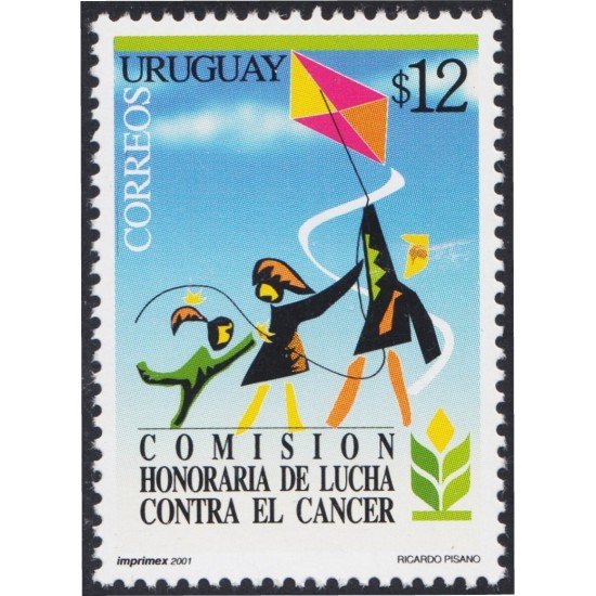 Uruguay 1986 2001 Comisión Honoraria de lucha contra el Cáncer MNH Uruguay 1986 2001 Comisión Honoraria de lucha contra el Cáncer MNH
