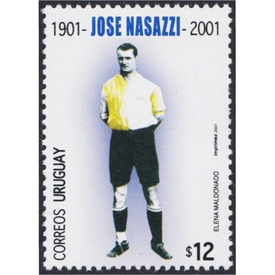 Uruguay 1994 2001 Centenario del nacimiento de José Nasazzi MNH Uruguay 1994 2001 Centenario del nacimiento de José Nasazzi MNH