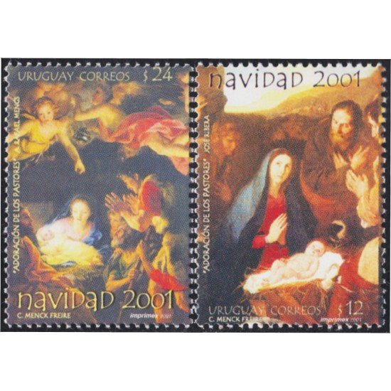 Uruguay 1998/99 2001 Navidad Chritsmas MNH Uruguay 1998/99 2001 Navidad Chritsmas MNH