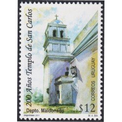 Uruguay 2002 2001 Bicentenario de La Iglesia de San Carlos MNH Uruguay 2002 2001 Bicentenario de La Iglesia de San Carlos MNH