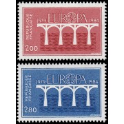 France Francia 2309/10 1984 Europa MNH France Francia 2309/10 1984 Europa MNH