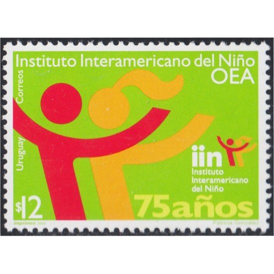 Uruguay 2019 2002 Instituto Interamericano del niño MNH Uruguay 2019 2002 Instituto Interamericano del niño MNH