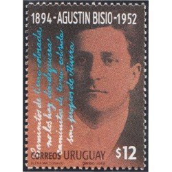 Uruguay 2027 2002 150 Años de la muerte de Agustín Bisio MNH Uruguay 2027 2002 150 Años de la muerte de Agustín Bisio MNH