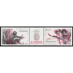 France Francia T2313A 1984 40 aniv. de la Liberación MNH