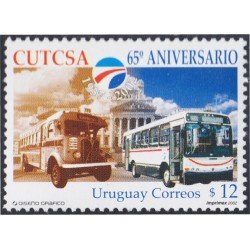 Uruguay 2034 2002 65º Aniversario de la Cooperativa Uruguaya de transportes colectivos MNH Uruguay 2034 2002 65º Aniversario de la Cooperativa Uruguaya de transportes colectivos MNH