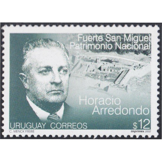 Uruguay 2036 2002 Homenaje a Horacio Arredondo MNH Uruguay 2036 2002 Homenaje a Horacio Arredondo MNH
