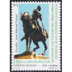 Uruguay 2040 2002 Estatua ecuestre del brigadier Juan Antonio Lavalleja MNH Uruguay 2040 2002 Estatua ecuestre del brigadier Juan Antonio Lavalleja MNH
