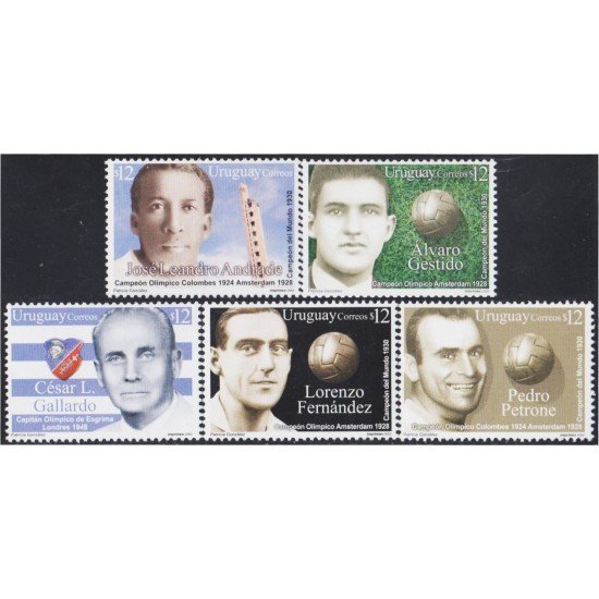 Uruguay 2041/45 2002 Deportes Campeones Olímpicos MNH