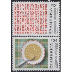 Uruguay 2047/48 2002 América Upaep Alfabetización MNH Uruguay 2047/48 2002 América Upaep Alfabetización MNH