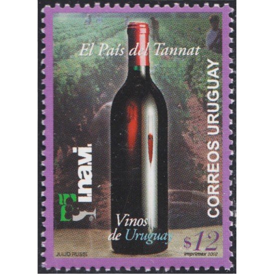 Uruguay 2051 2002 Vinos de Uruguay El País de Tannat MNH