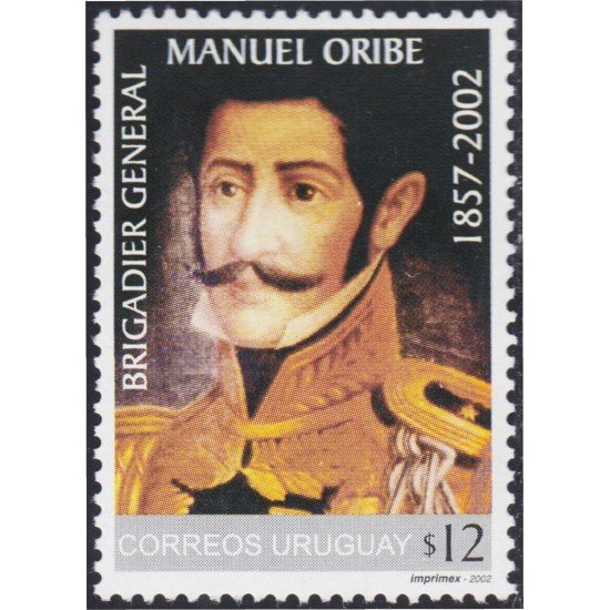 Uruguay 2055 2002 Brigadier General Manuel Uribe MNH