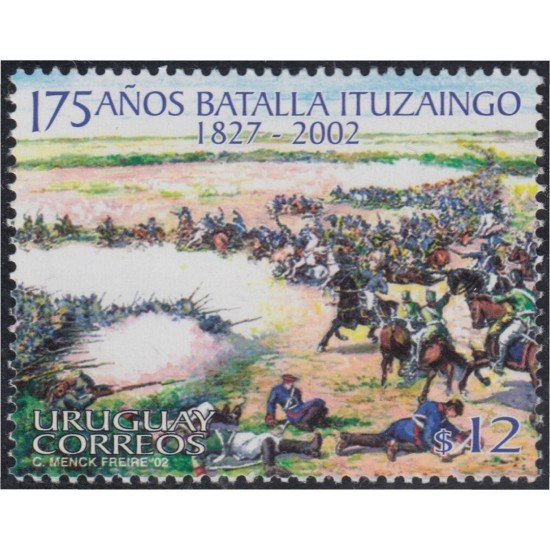 Uruguay 2062 2002 175 Años Batalla Ituzaingo MNH Uruguay 2062 2002 175 Años Batalla Ituzaingo MNH