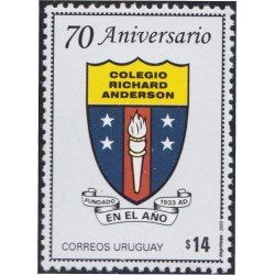 Uruguay 2102 2003 70 Aniversario Colegio Richard Anderson MNH Uruguay 2102 2003 70 Aniversario Colegio Richard Anderson MNH