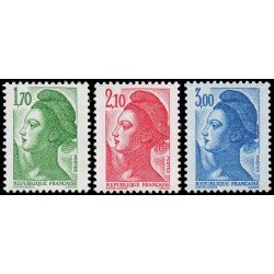 France Francia 2318/20 1984 Libertad Delacroix MNH