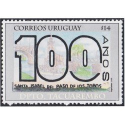 Uruguay 2103 2003 100 Años Santa Isabel del Paso de los Toros Departamento Tacuarembo MNH Uruguay 2103 2003 100 Años Santa Isabel del Paso de los Toros Departamento Tacuarembo MNH